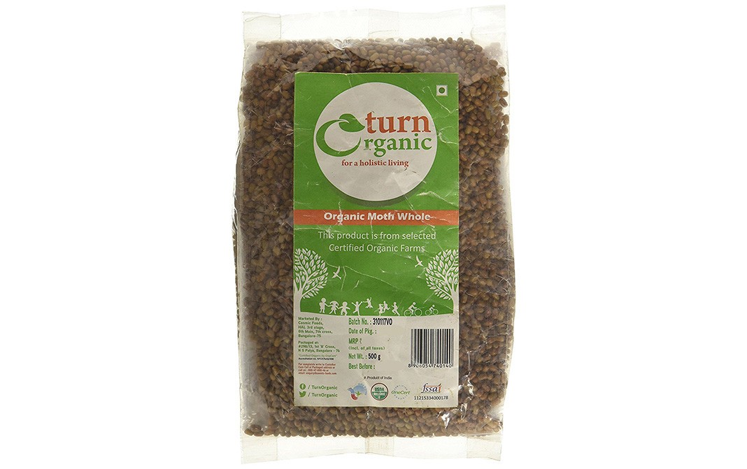 Turn Organic Moth Whole    Pack  500 grams